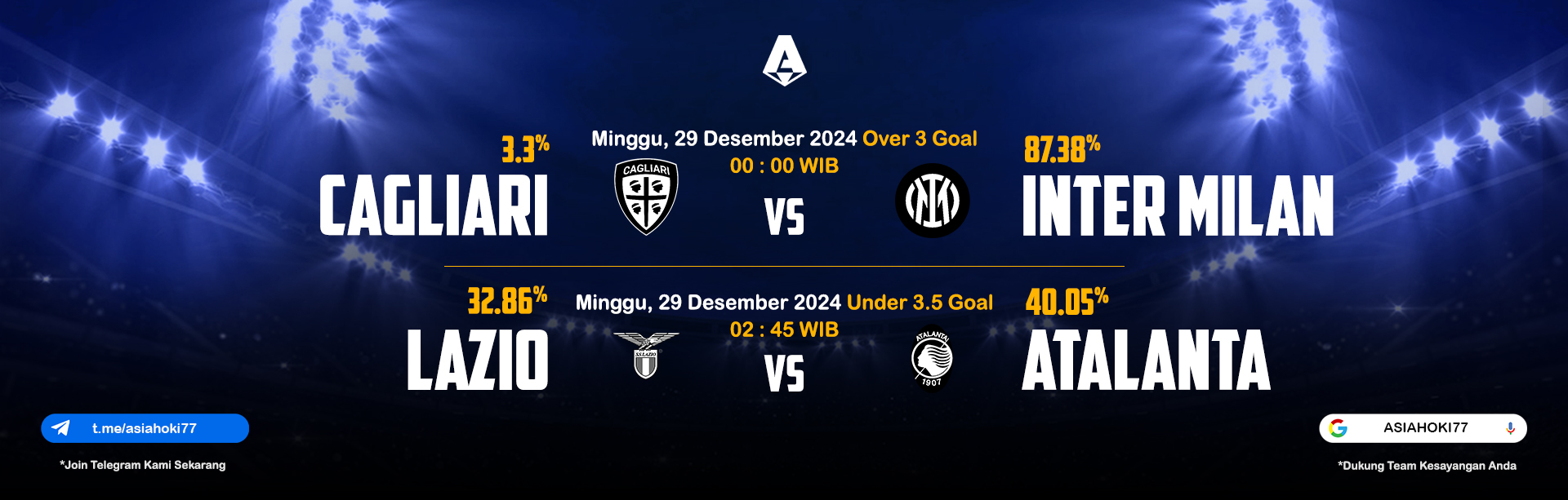 SERIE A TANGGAL 28 DESEMBER 2024