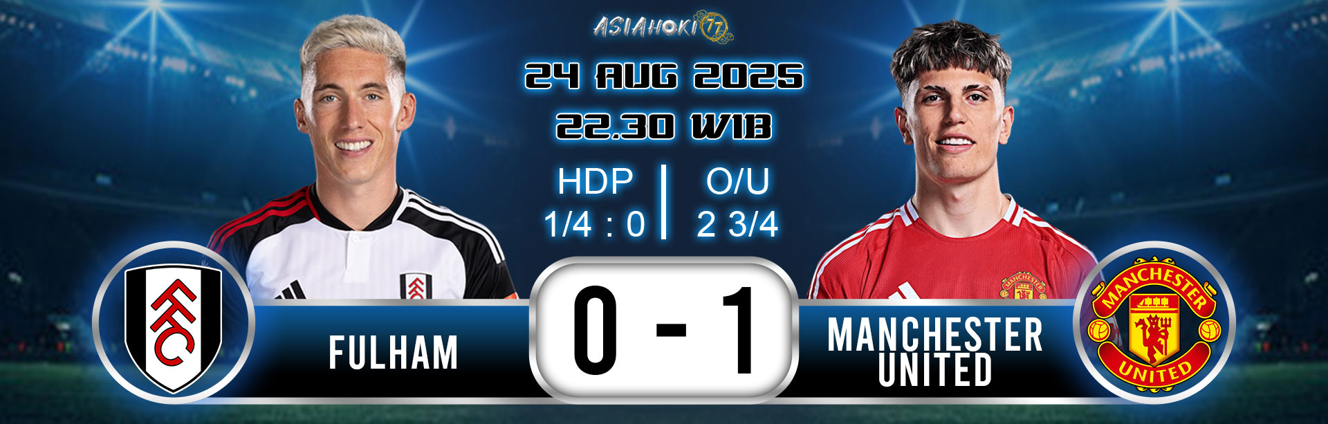FULHAM VS MANCHESTER UNITED