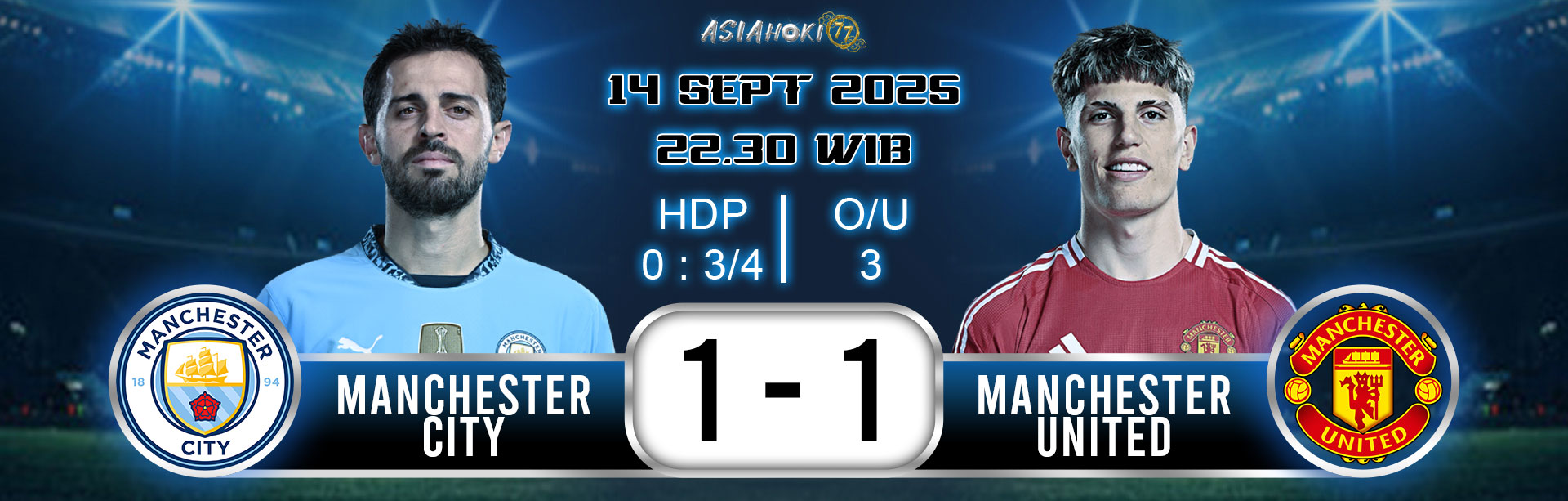 MANCHESTER CITY VS MANCHESTER UNITED