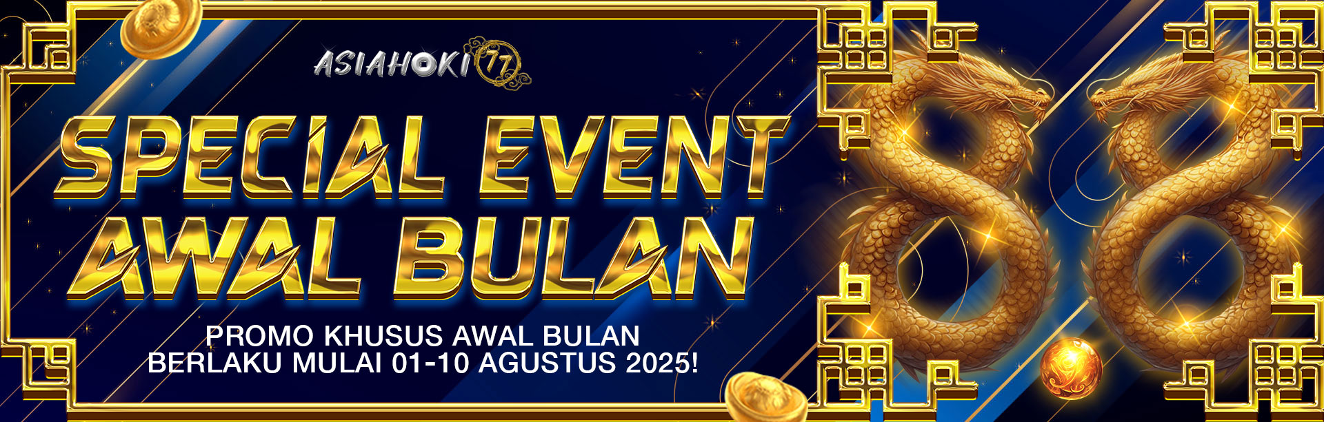 BONUS 7.7 AWAL BULAN 20%