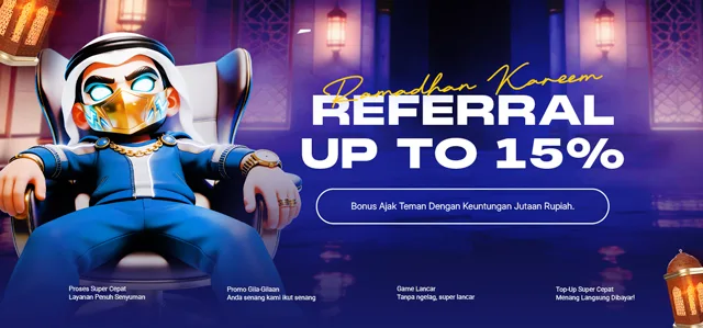 EXTRA REFFERAL UP TO 15%