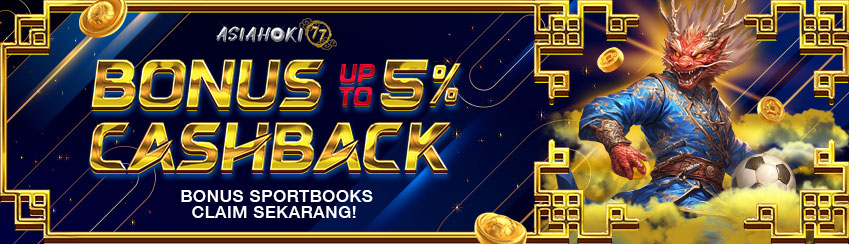 BONUS CASHBACK SPORTSBOOK 5%