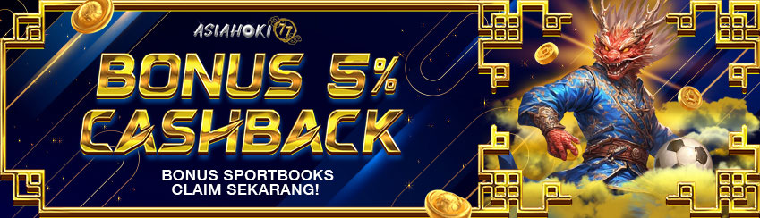BONUS CASHBACK SPORTSBOOK 5%