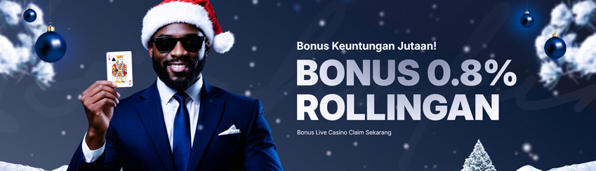 BONUS ROLLINGAN CASINO 0.8%
