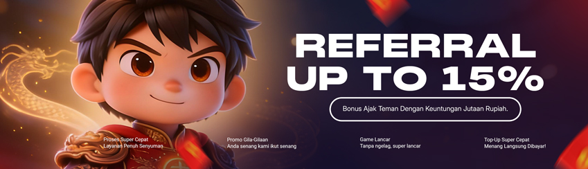 BONUS EXTRA REFFERAL UP TO 15%