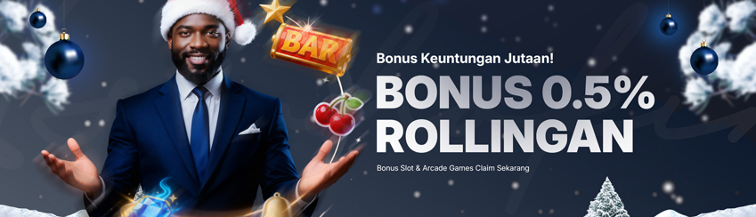 BONUS ROLLINGAN SLOT UP TO 0.5%