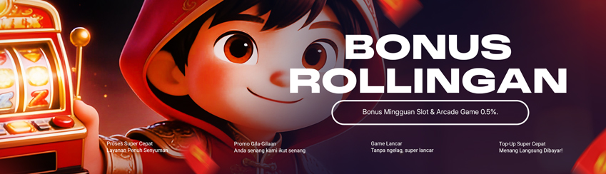 BONUS ROLLINGAN SLOT UP TO 0.5%